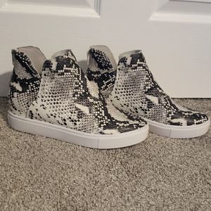 Steve Madden snake skin sneaker wedges